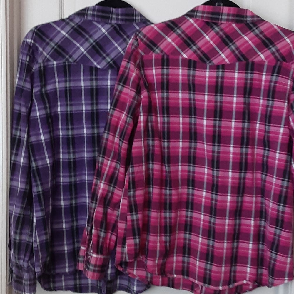 2cbutton up pattern tops - Picture 4 of 4